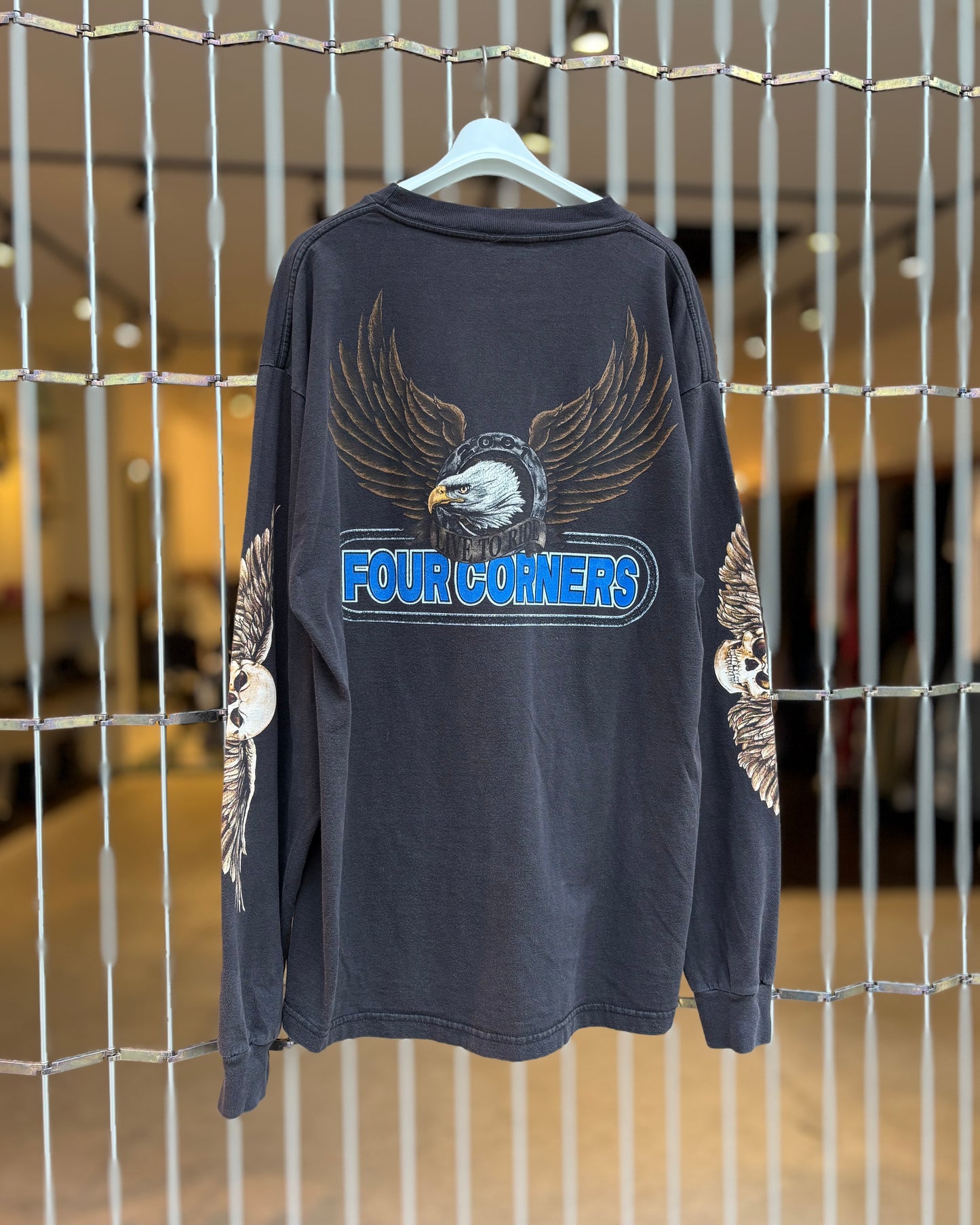 USED skull L/S tee