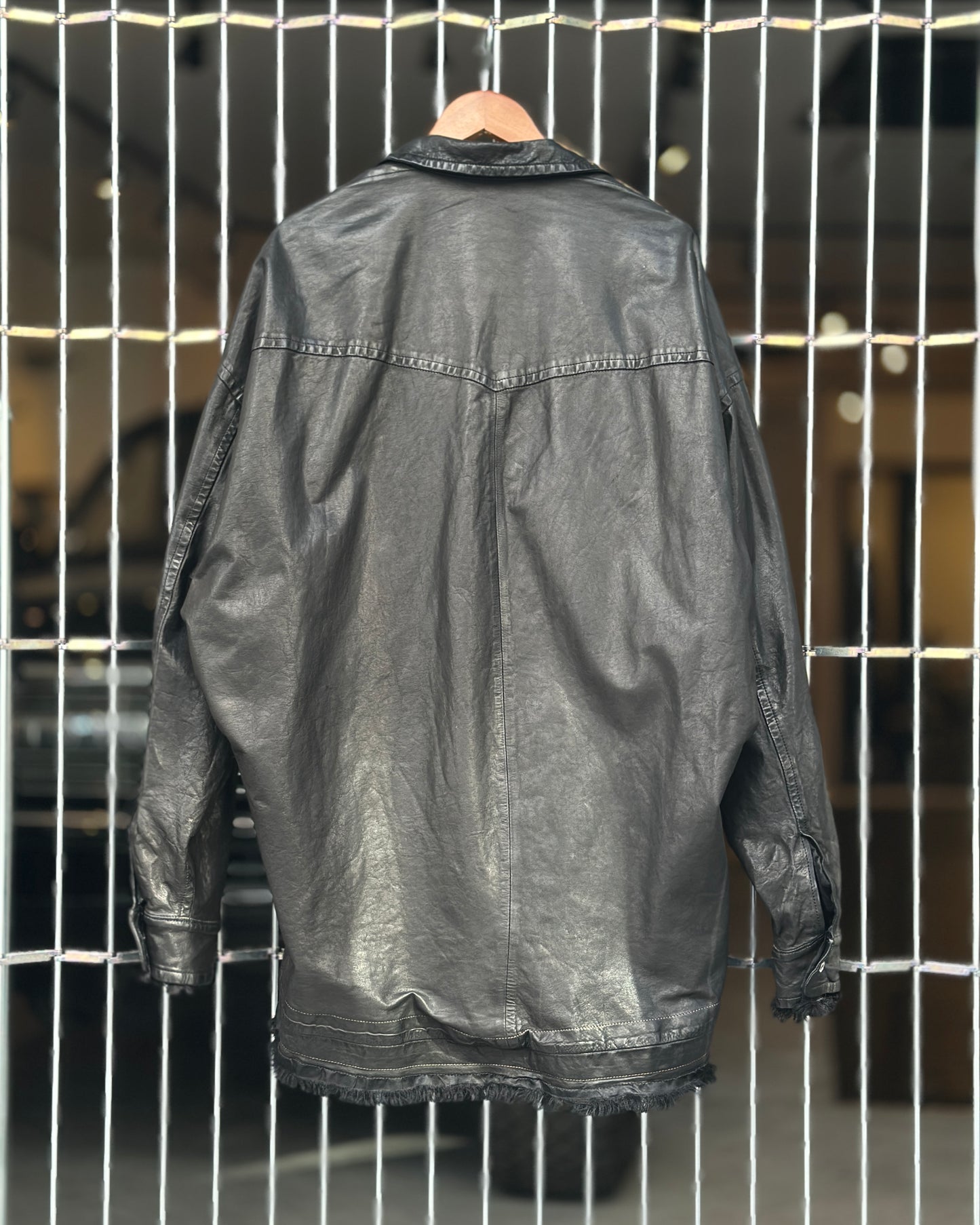 Maison MIHARA YASUHIRO x BACKLASH Smooth Leather Shirts