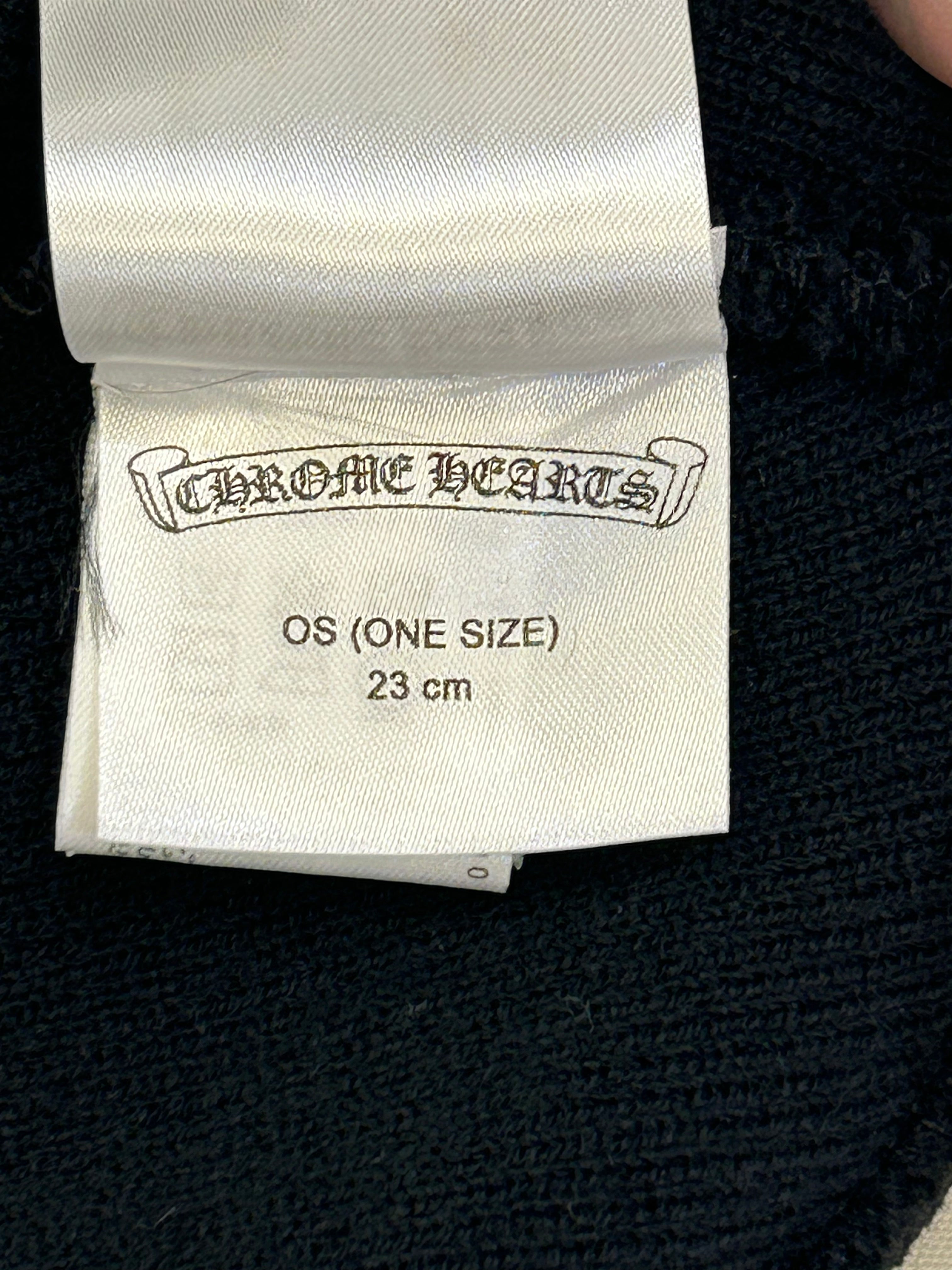 Chrome Hearts Knit Hat Black One Size – TENGEN Vintage