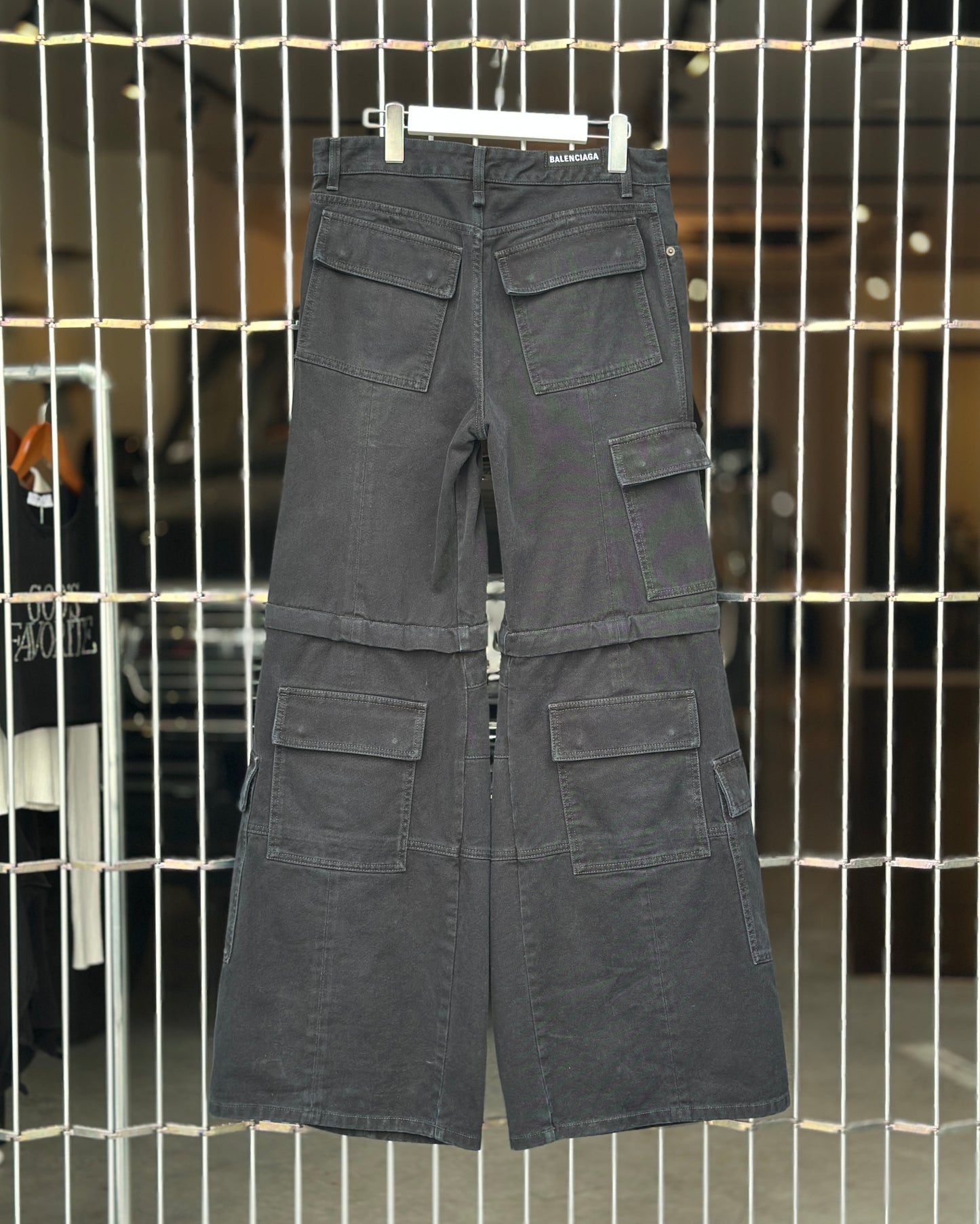 BALENCIAGA Flared Cargo denim