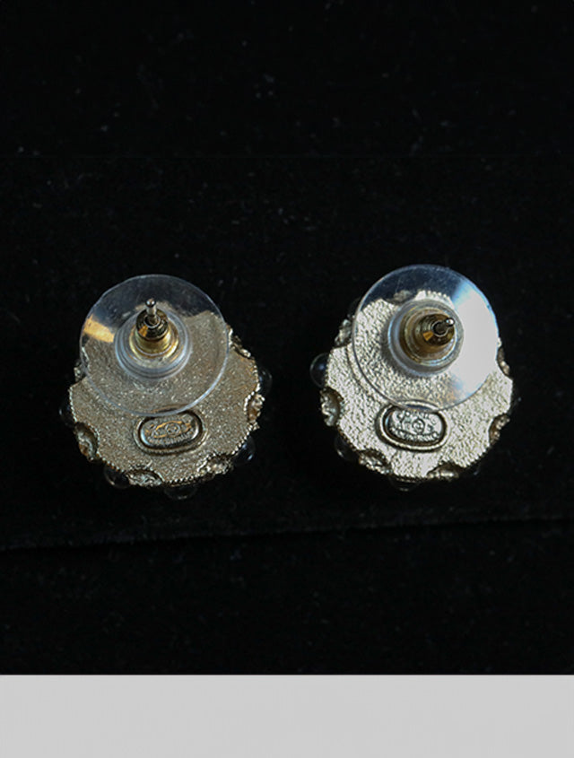 CHANEL clear logo pierce / CHANELクリアロゴピアス – TENGEN VINTAGE