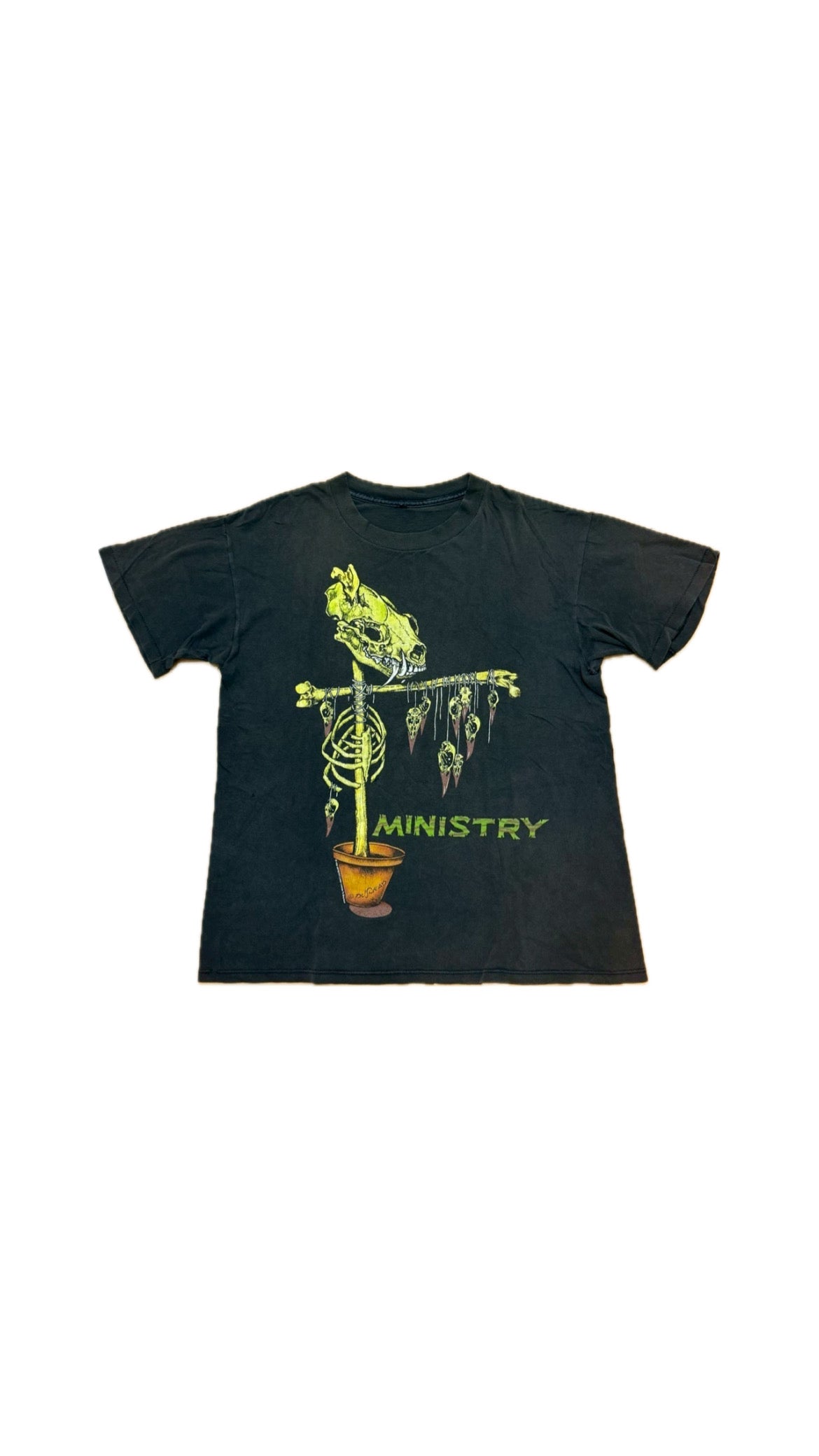 MINISTRY Tシャツ pushead パスヘッド 　greatland MINISTRY Tシャツ pushead パスヘッド greatland トップス