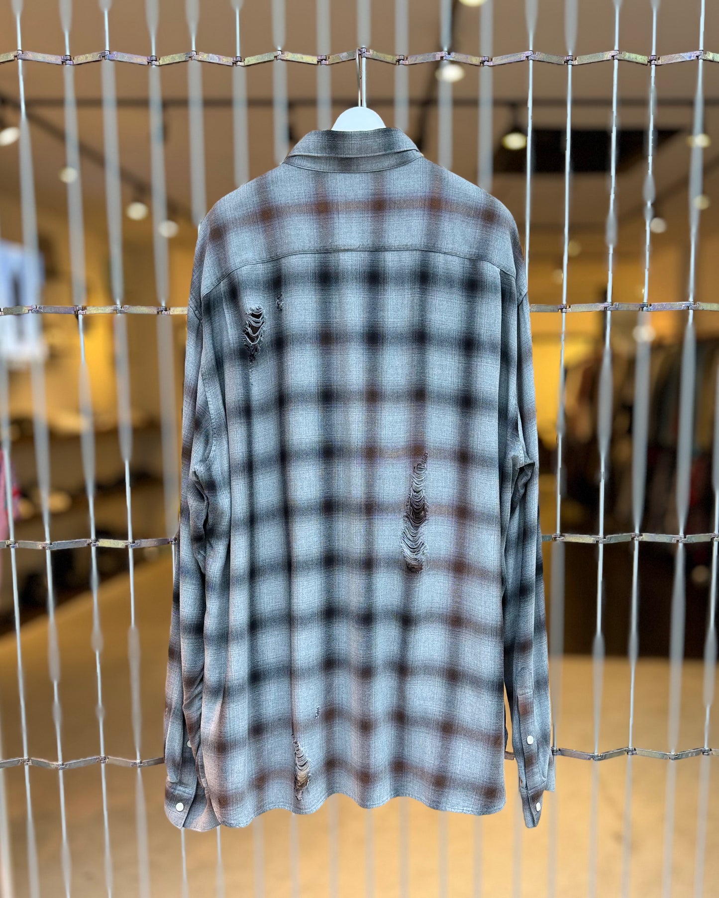 KHOKI Vintage-effect shirt