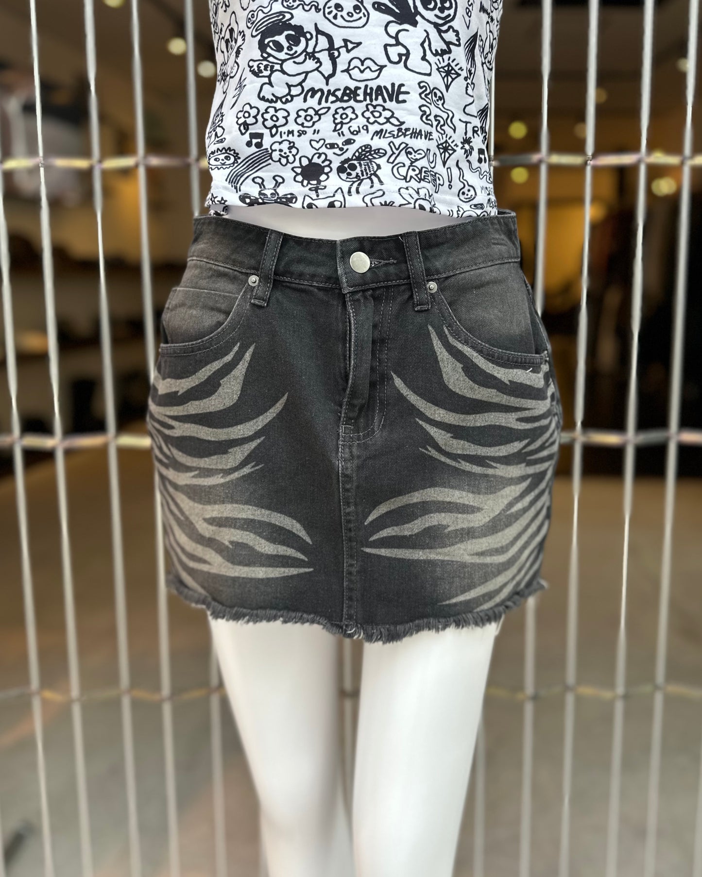 USED mini skirt