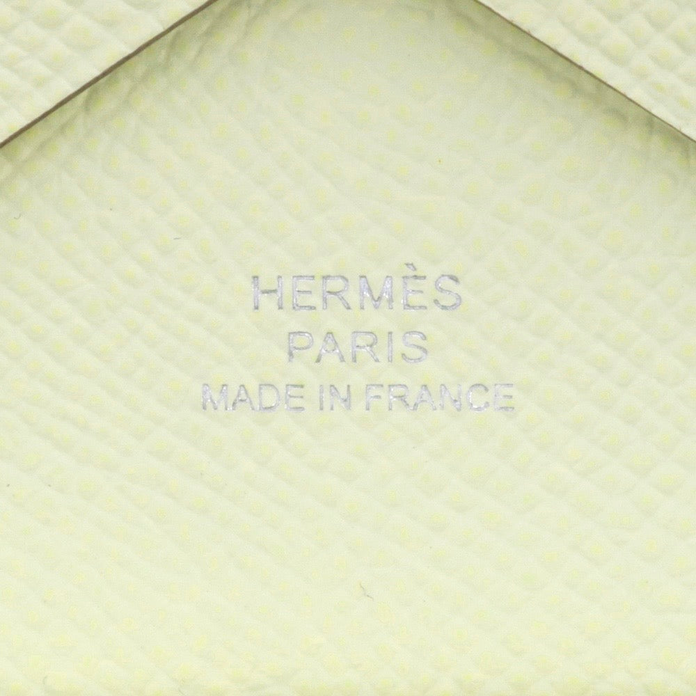 Hermès Calvi Duo Card Case with Coin Case U Stamp Epson