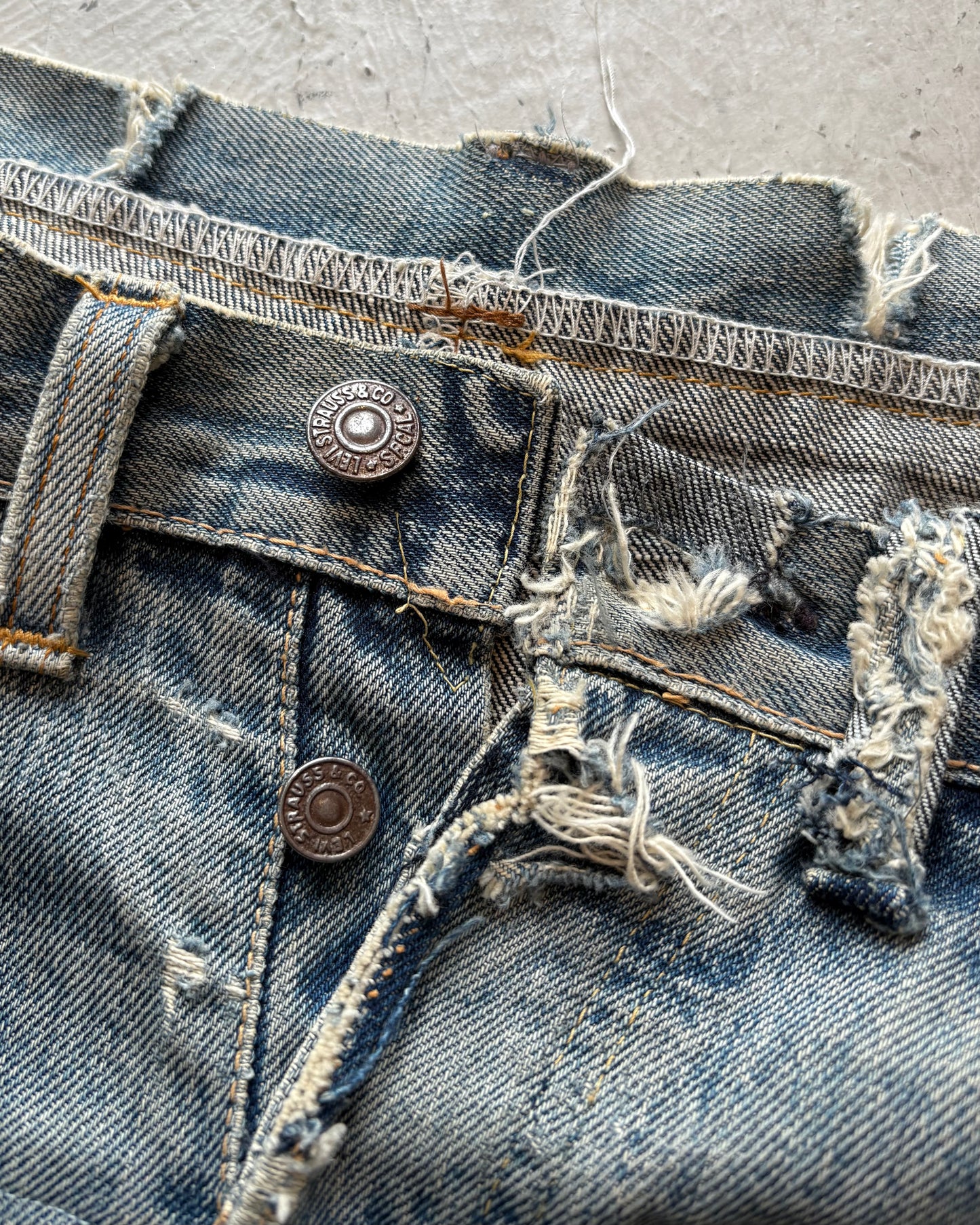 LEVI’S 501XX Boro denim pants