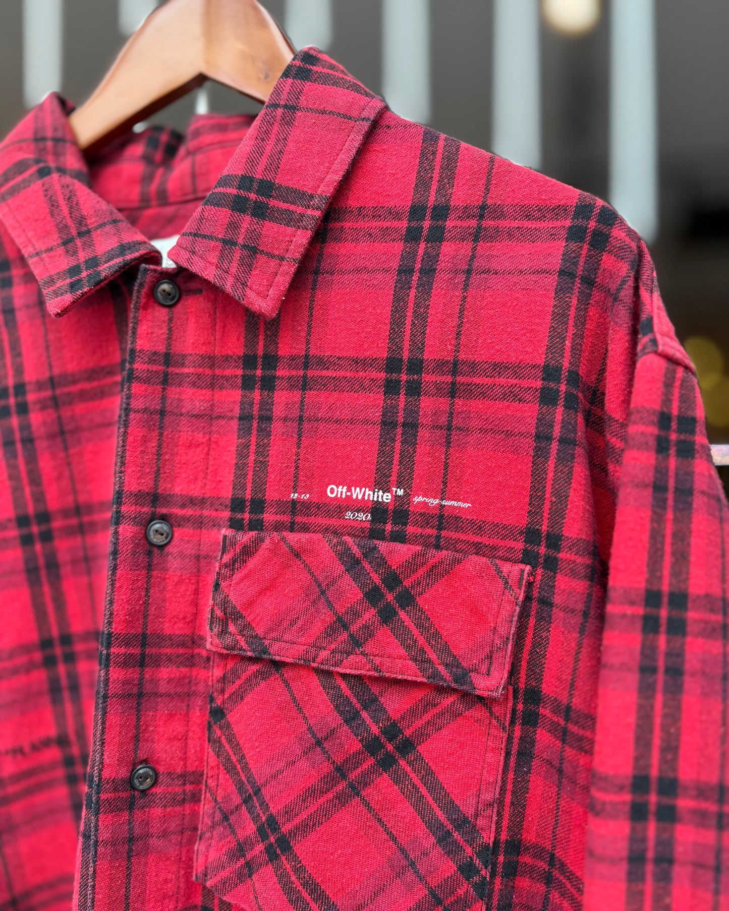 OFF-WHITE check shirts