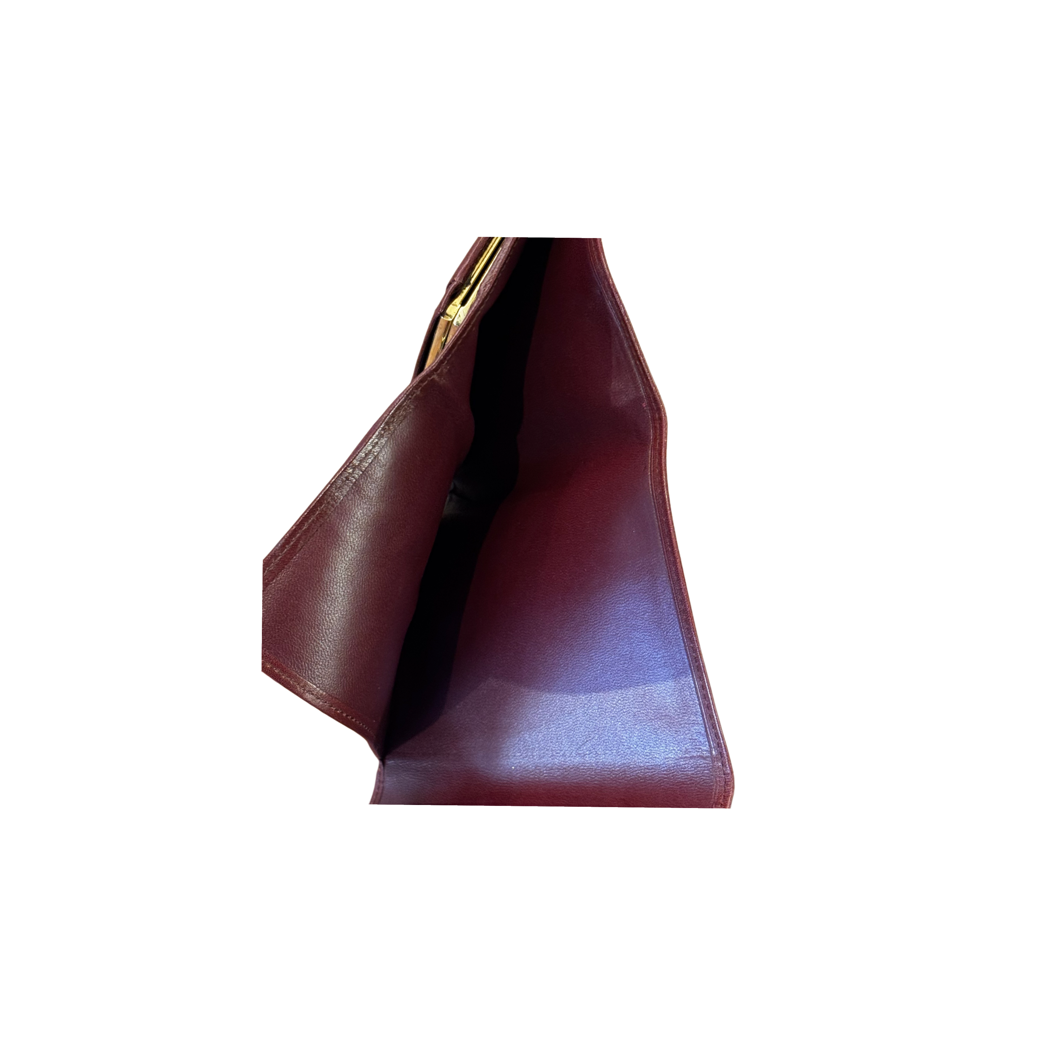 Cartier Astraline Compact Wallet with Clasp Bordeaux