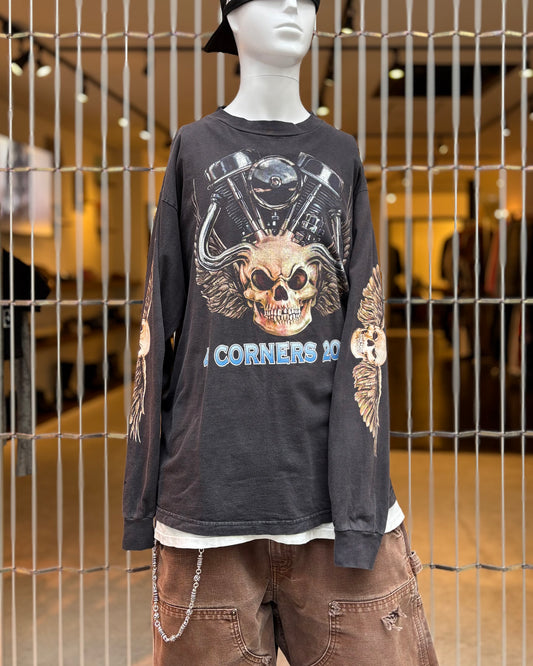 USED skull L/S tee