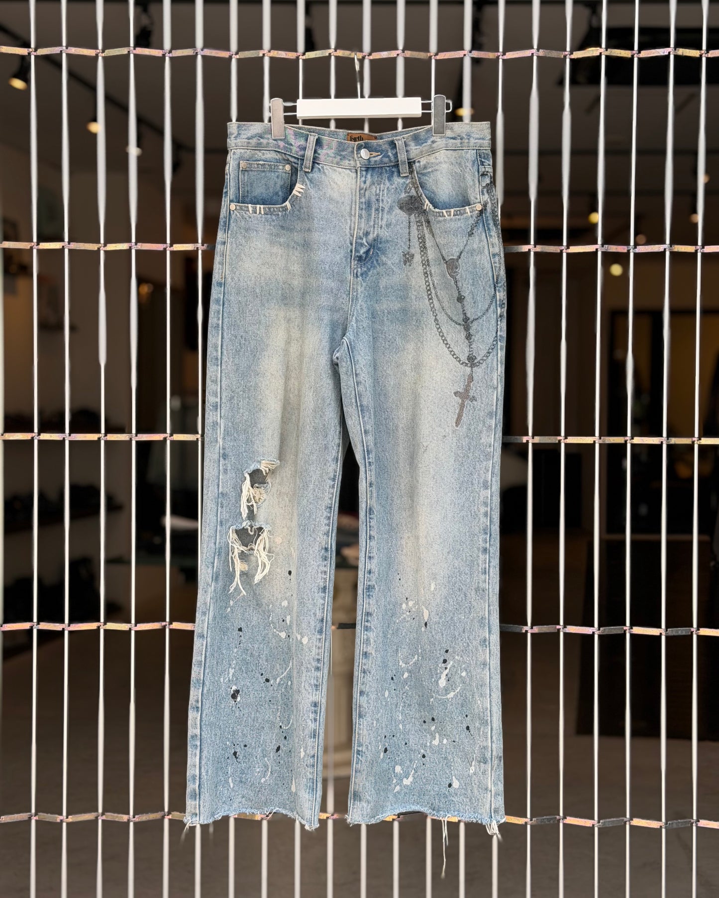 Birth Of Royal Child denim pants