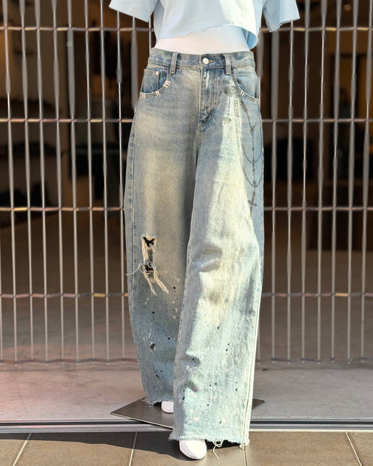 Birth Of Royal Child denim pants