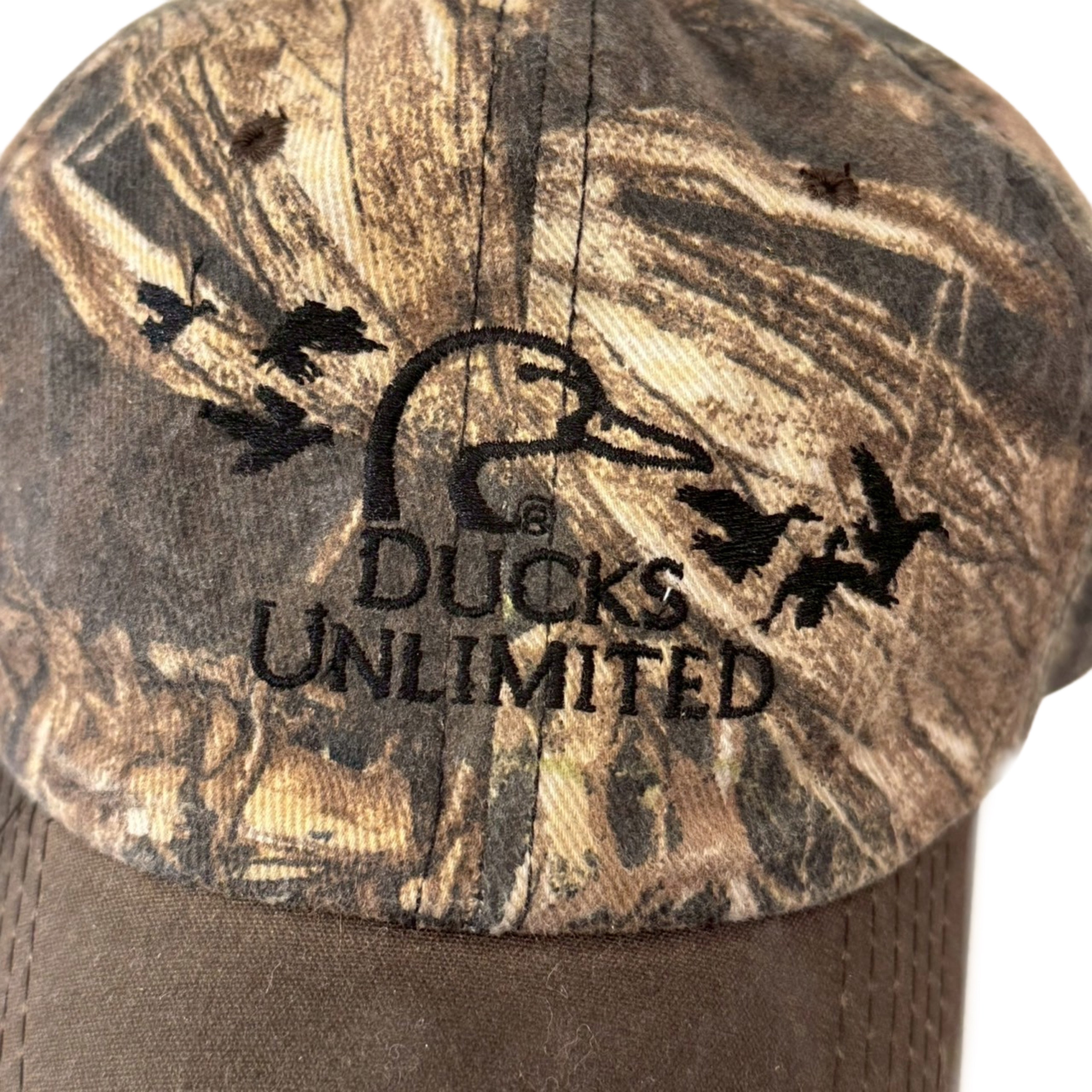 Ducks UNLIMITED Real Tree Camo Cap Brown