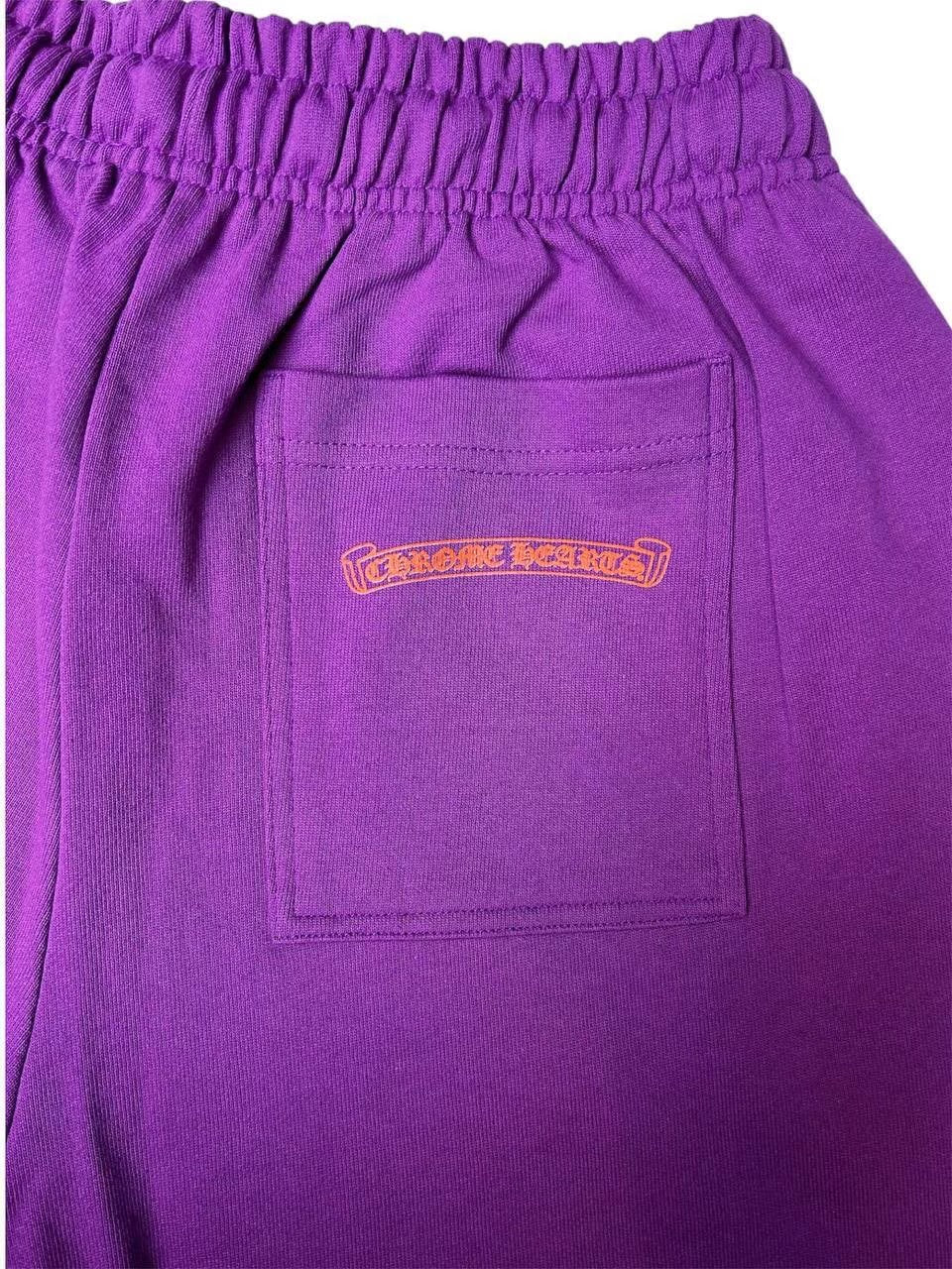 Chrome Hearts Matty Boy Printed Sweatpants Purple Size M