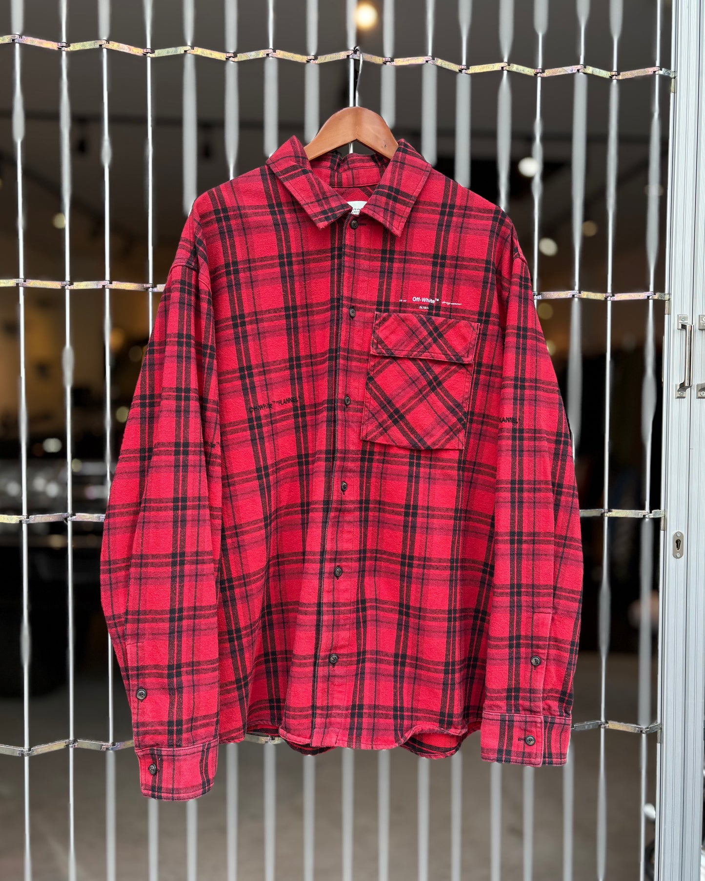 OFF-WHITE check shirts