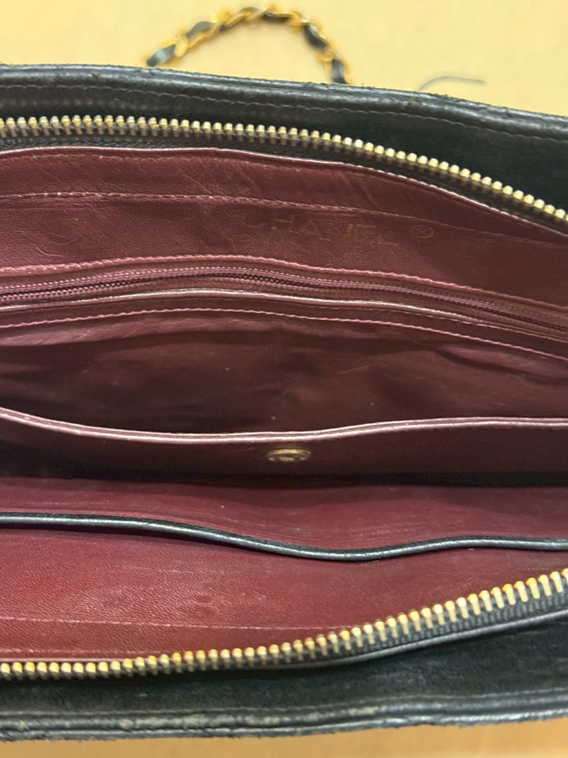 CHANEL Matelasse Lambskin Chain Shoulder Bag
