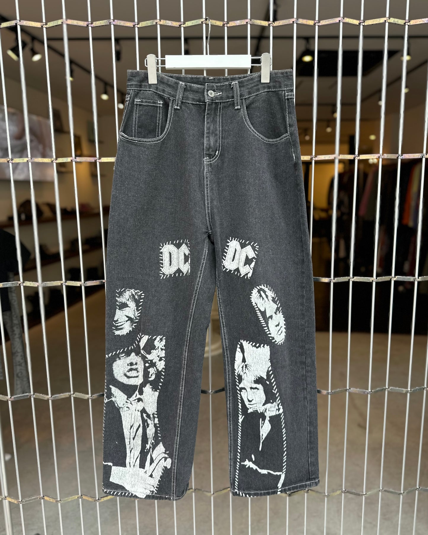 USED print denim
