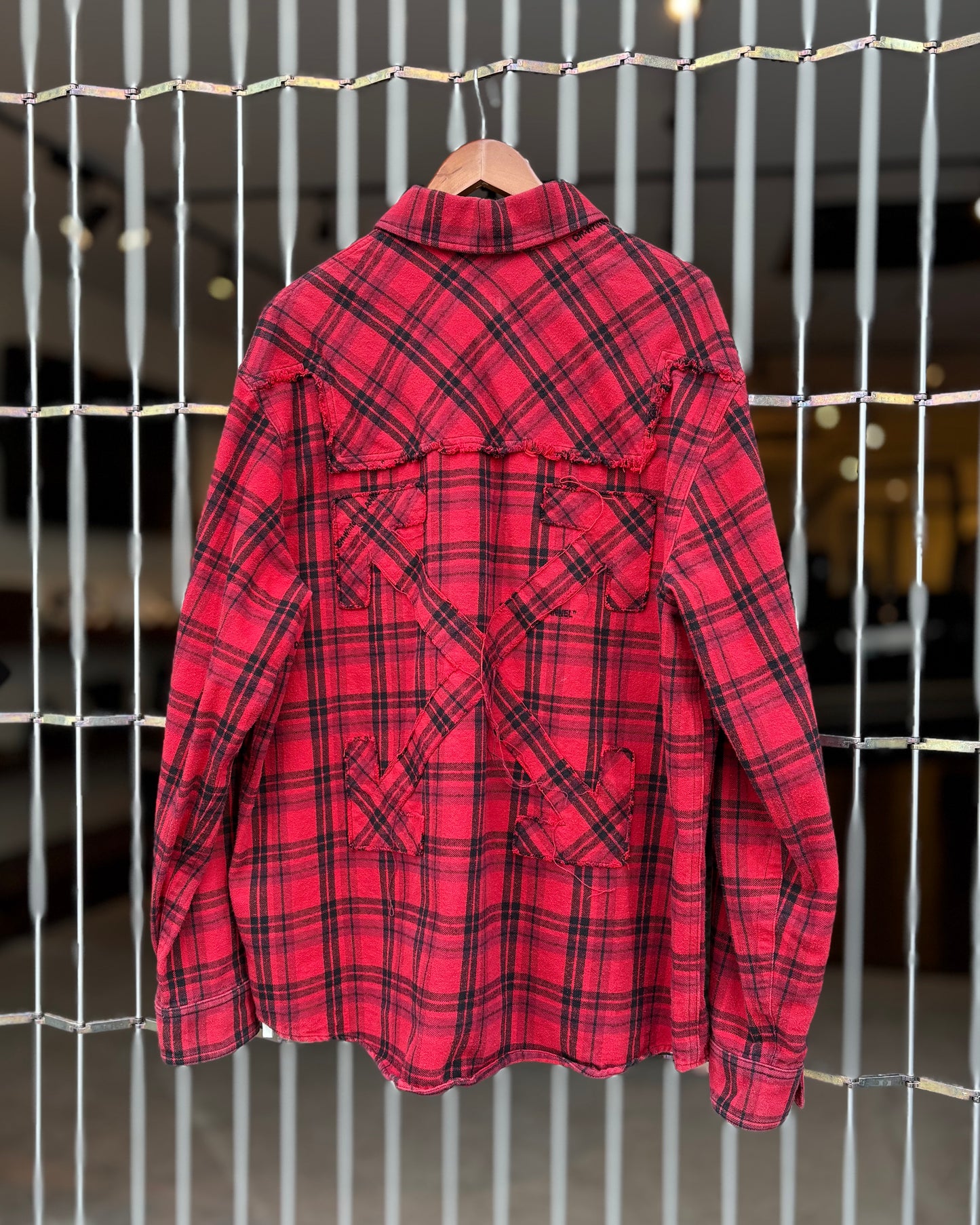 OFF-WHITE check shirts