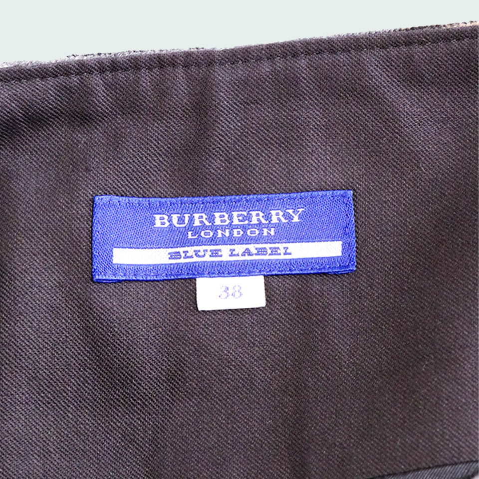 Burberry ブルーレーベル チェックスカート ベルト付き / Burberry BLUE LABEL Check skirt with belt