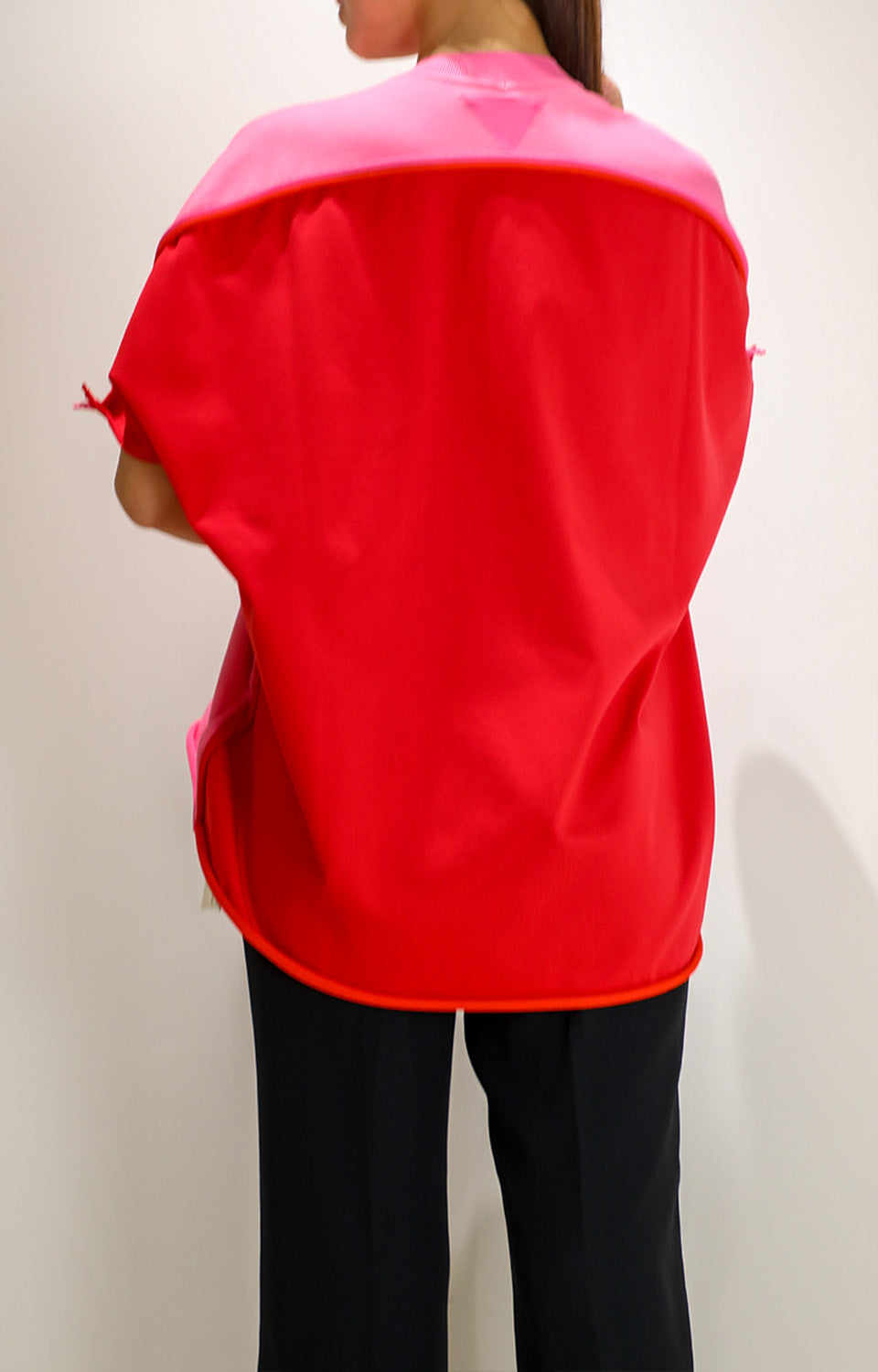 BOTTEGA VENETA 20AW Tow-tone jersey T shirt /ボッテガヴェネタ 20AW ツートーンTシャツ