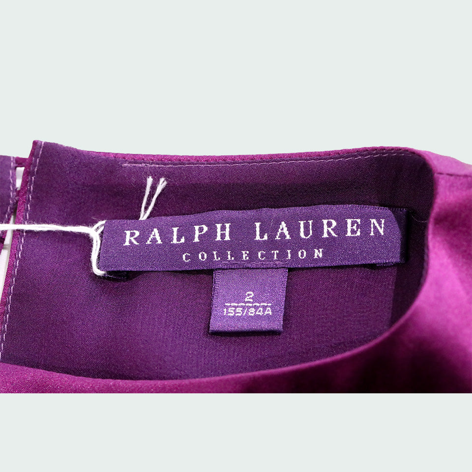 RALPH LAUREN サテン ドレス / RALPH LAUREN satin dress