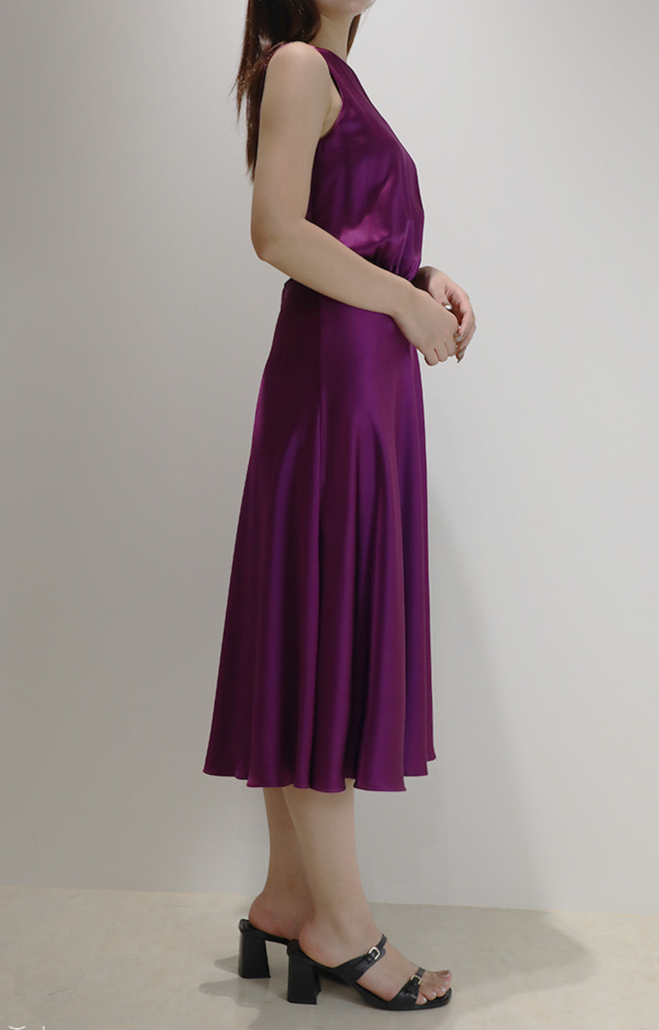 RALPH LAUREN サテン ドレス / RALPH LAUREN satin dress