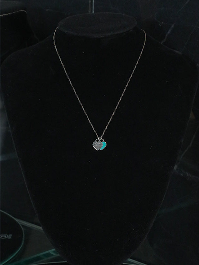 Tiffany リターントゥティファニーダブル ハート タグ ペンダント／Tiffany &amp; Co. Return Double Heart Tag Pendant