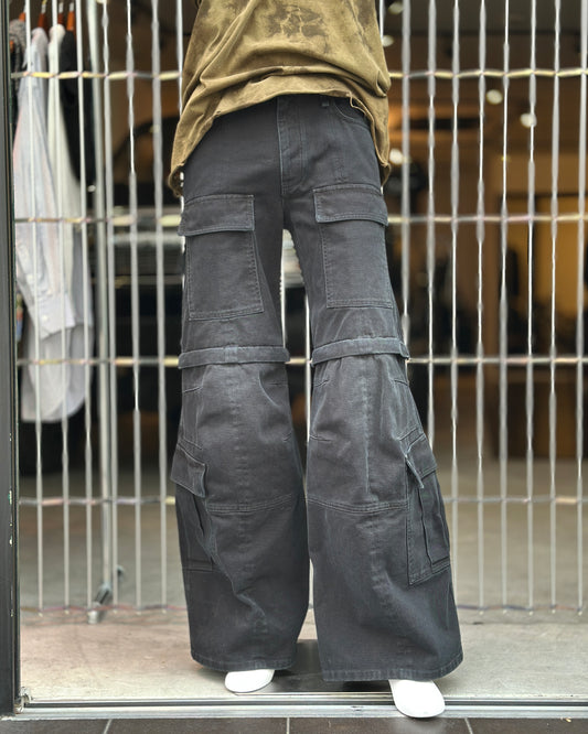 BALENCIAGA Flared Cargo denim