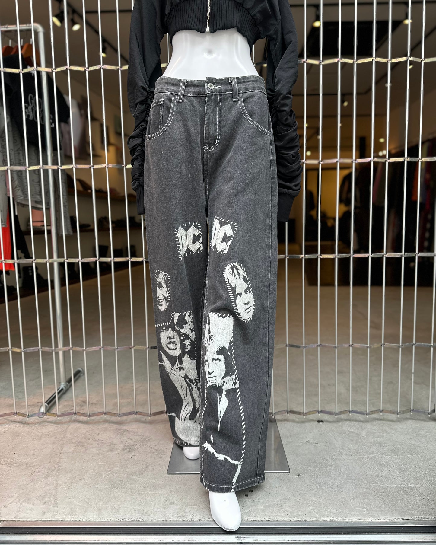 USED print denim