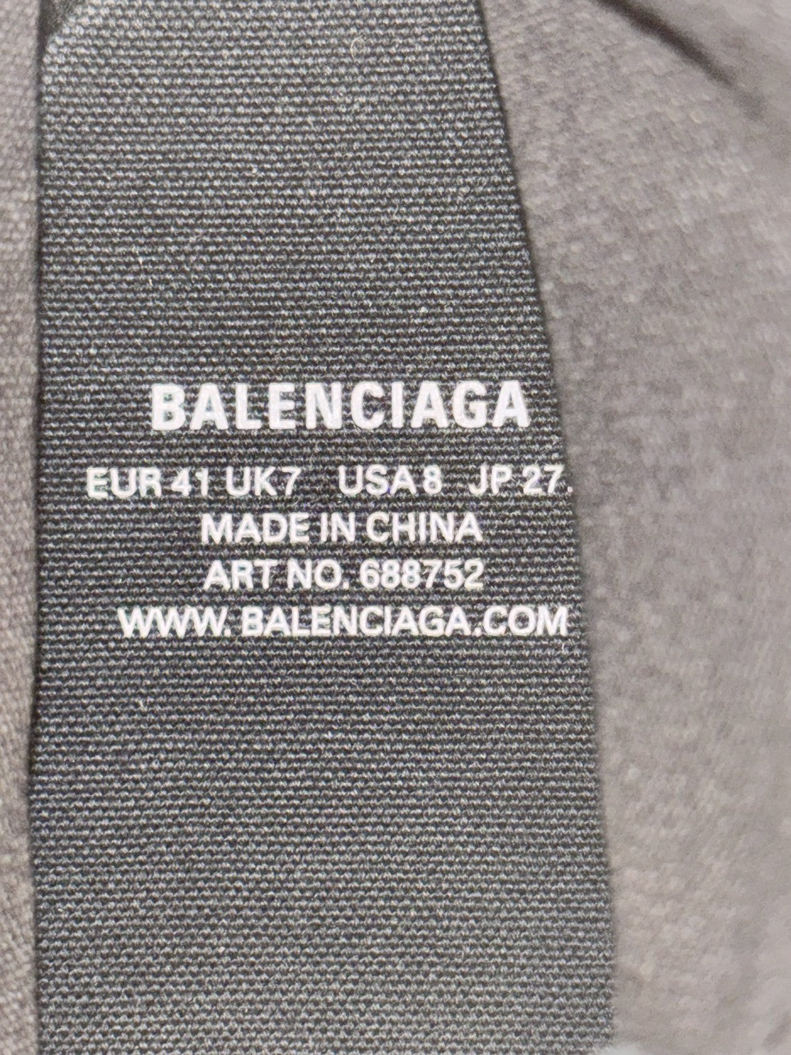 BALENCIAGA Paris Sneaker 41  Black High　