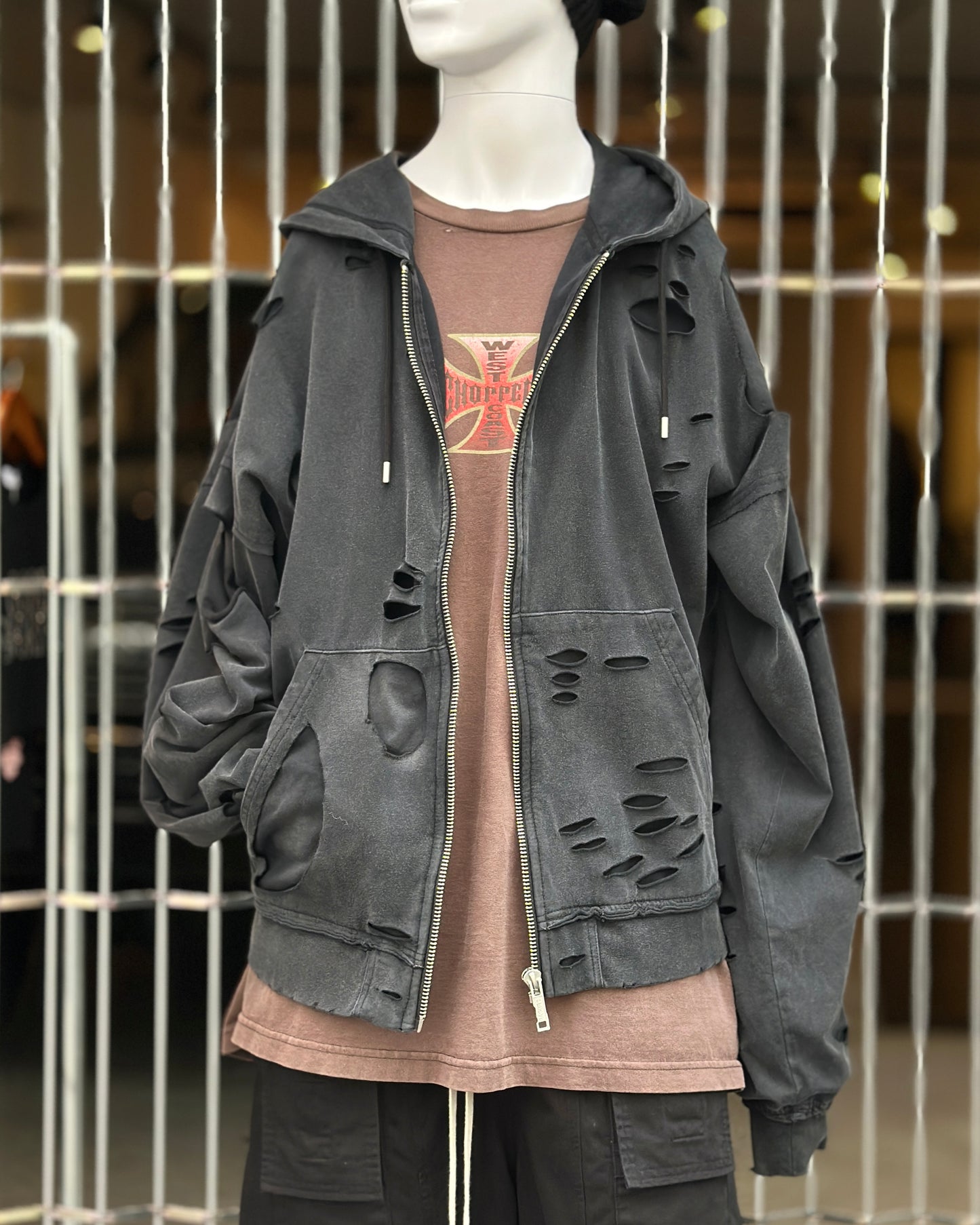 RACER WIRLDWIDE® zip hoodie