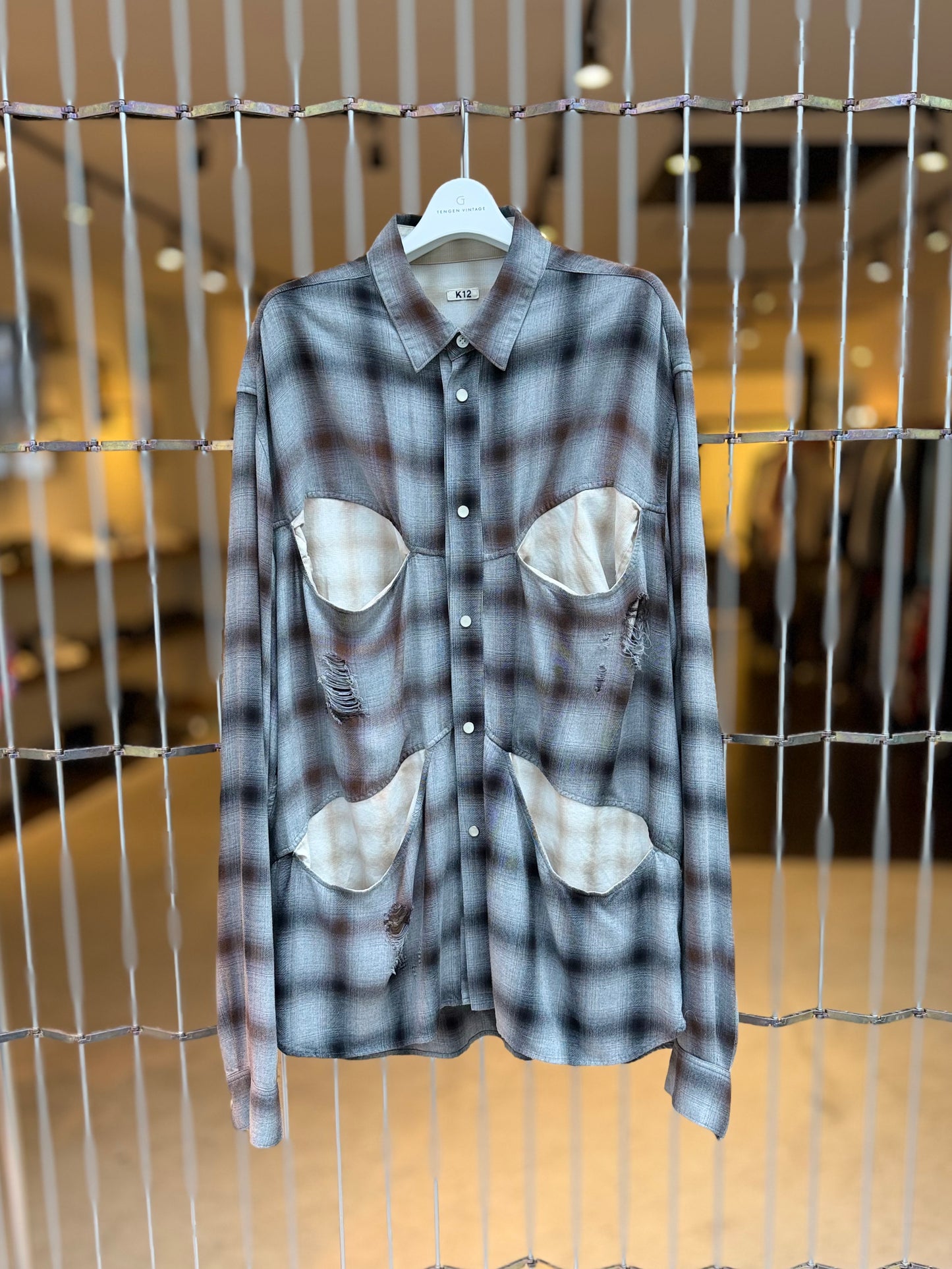 KHOKI Vintage-effect shirt