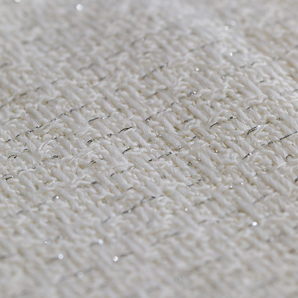 CHANEL Tweed Skirt White Size 40