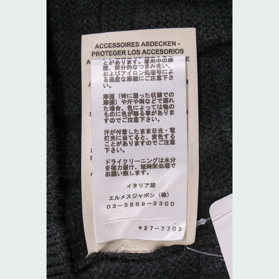 HERMES 半袖パーカーニットベスト / HERMES Short Sleeve Hoodie Knit Vest